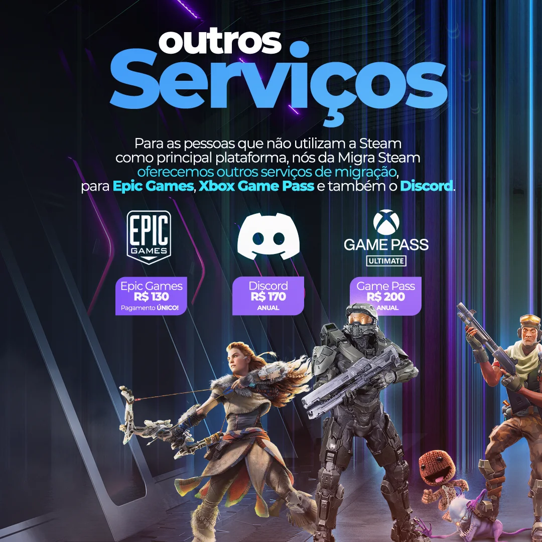 GAME PASS ULTIMATE - MENSAL - Migração Steam